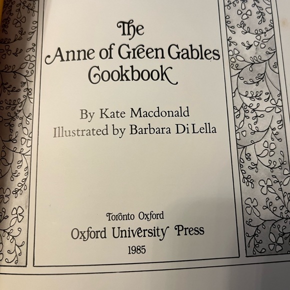 Anne of Green Gables cookbook - Picture 2 of 2